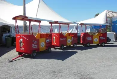 Train de promenade construit pour les Fêtes de Chez Nous